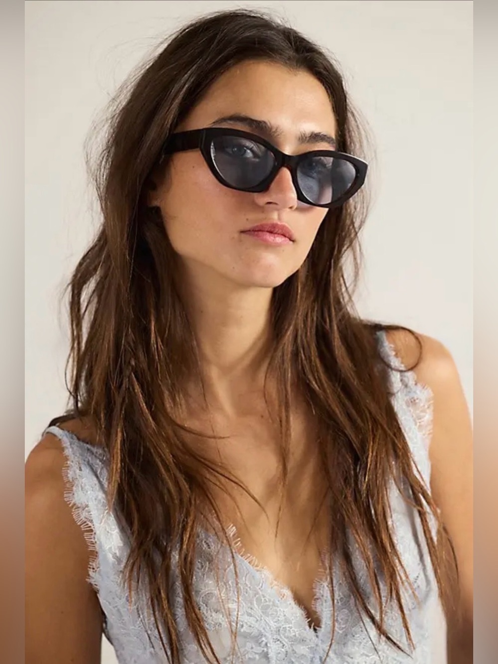 Free people Linda cat eye polarized sunglasses